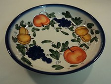 Hudson Bay Platter Serving Bowl 13 1/2in D x 3 1/2in H Fruit Country Ceramic