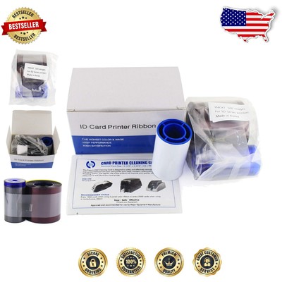 Efficient 534000-003 Color Ribbon with Cleaning Tools for Datacard Printers