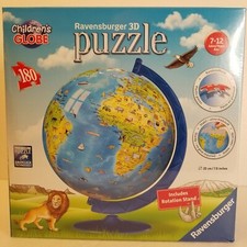 Ravensburger Children's World Globe 180 Piece 3D Jigsaw Puzzle Brand New in Box