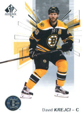 2016-17 Upper Deck SP Authentic #52 David Krejci Boston Bruins