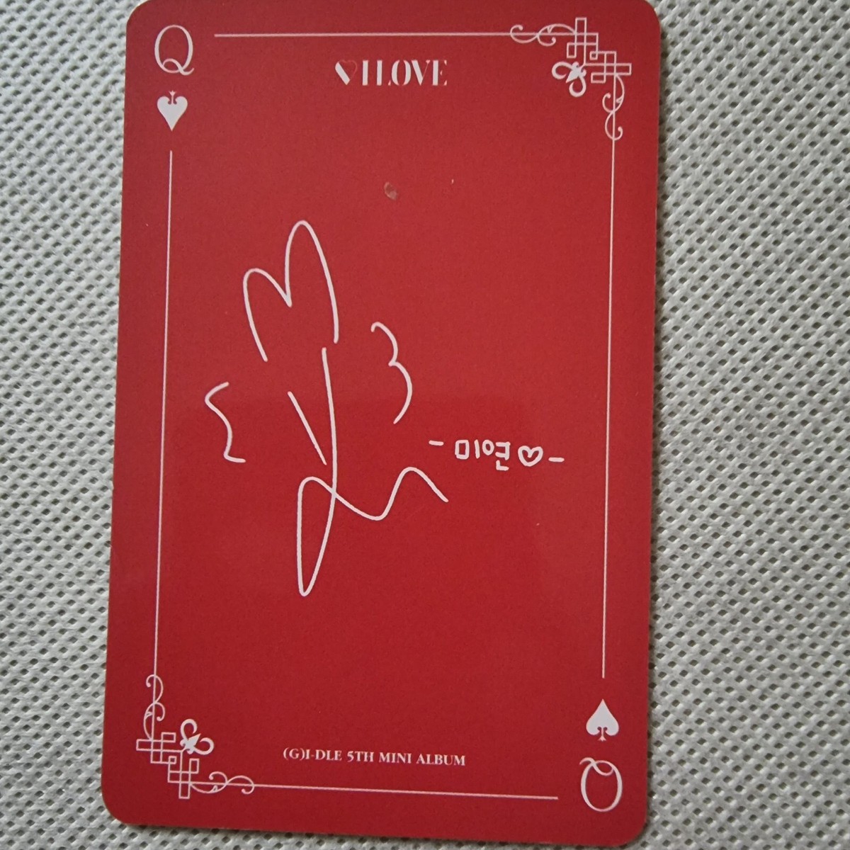 G) I-DLE OFFICIAL 5TH MINI ALBUM [ I love ] ALBUM ORIGINAL