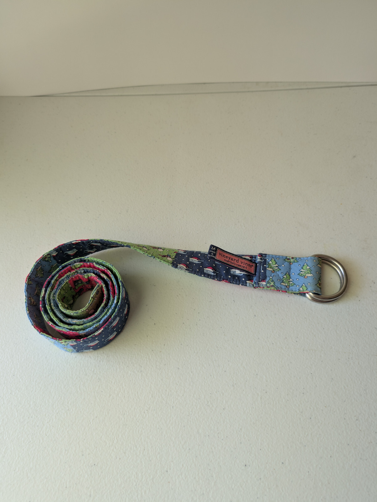 Vineyard Vines Holiday Patchwork D Ring Belt - Sa… - image 2