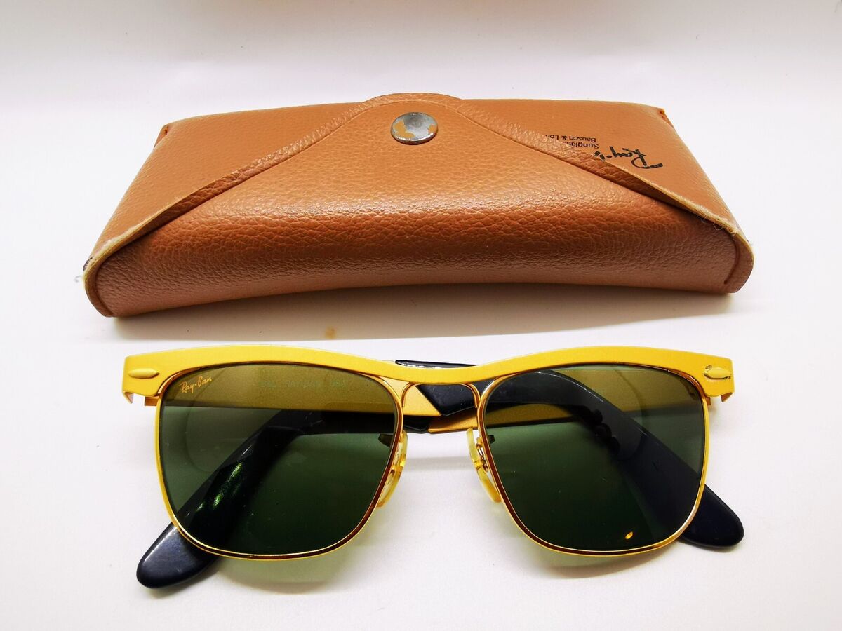 Vintage B&L Ray Ban Wayfarer Metal Deluxe - Rare! | eBay Vintage B&L Ray Ban Wayfarer Metal Deluxe - Rare! | eBay
