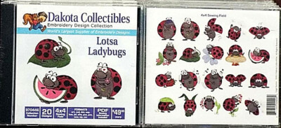 1 NEW DAKOTA COLLECTIBLES 970446 EMBROIDERY DESIGN CD NIP *FREE CD