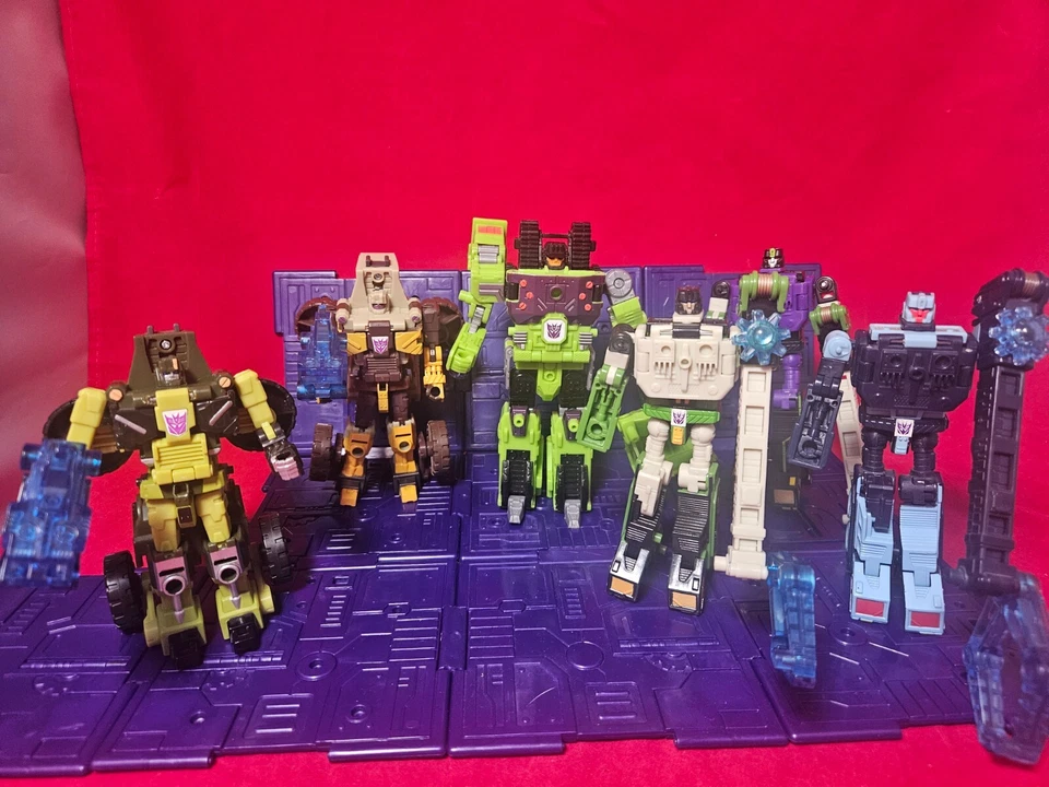 8 Transformers 2005 Energon Constructicons MAXIMUS DEVASTATOR Combiner RARE - Image 2 of 4