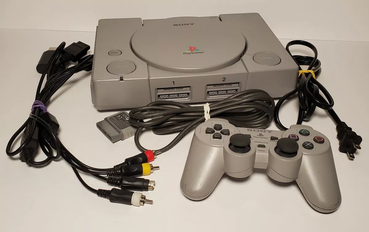 Original Sony PlayStation One PS1 PSX Console System Works! NTSC -  (SCPH-7501)