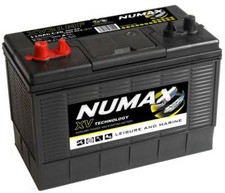 2 X 12V 105AH Deep Cycle Battery Numax XV31MF Leisure Caravan Marine Boat