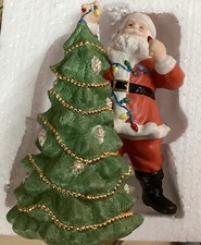 Lenox Santa's Bright Christmas Annual Porcelain Figurine 2010 NEW BOX COA
