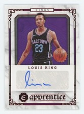 2020-21 Chronicles Basketball NBA Louis King Apprentice AUTO Red Foil #APR-LKG
