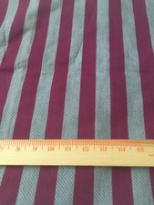 Gray and fuscia stripe cotton polyester blend fabric-2 yards by 44"