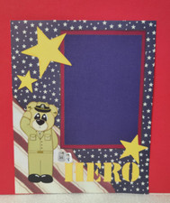 Scrapbook NAVY OFFICER MALE Military Arts Crafts Full Sheet 8x10