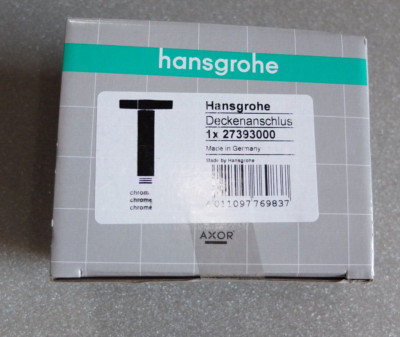 Hansgrohe axor Duschkopf Deckenanschluss S 100 mm chrom 27393000 zb rain dance
