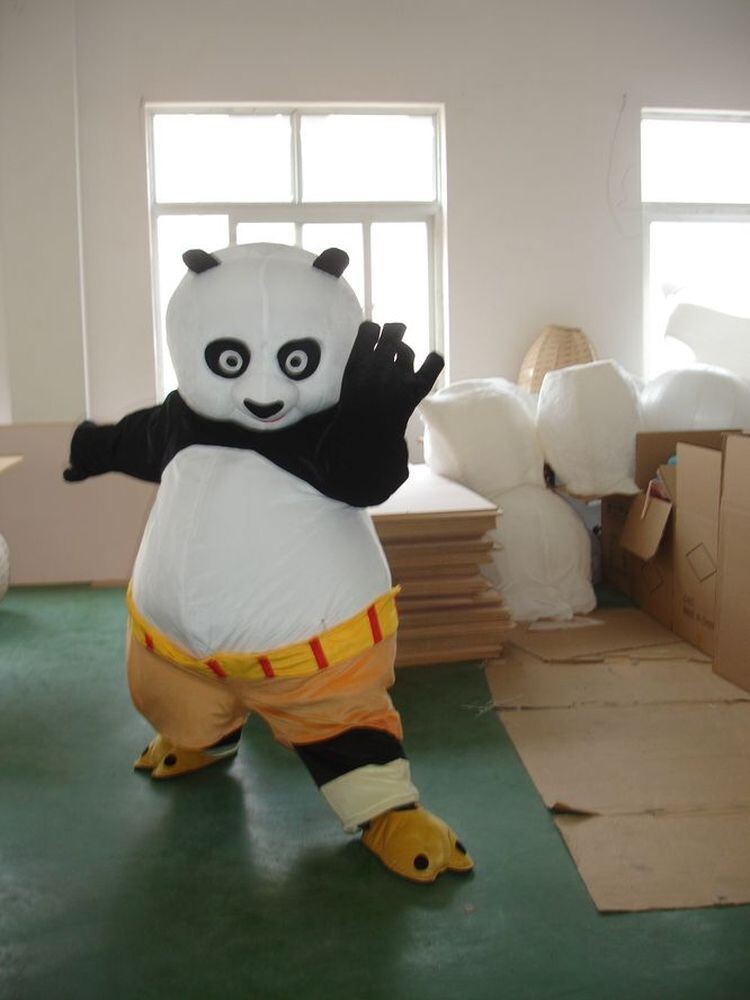 Kung Fu Boys Panda Pjs Kung Fu Panda Mascot Costume Cosplay Party