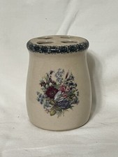 Home  Garden Party Floral Toothbrush Holder