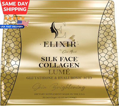 Elixir Silk Face Collagen Lumé - Collagen Powder with Hyaluronic Acid & Glutathi