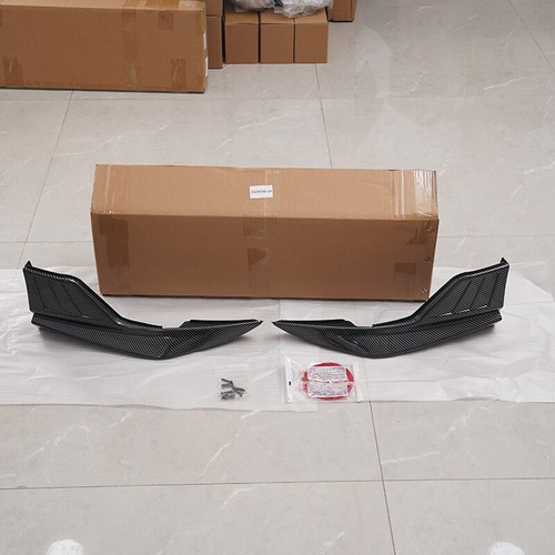 2X Parachoques trasero de fibra de carbono para LE XLE SE Toyota Corolla Lip Spat 2020+ - Imagen 4 de 11