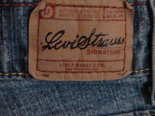 LC11431 2006 LEVI'S SIGNATURE LOW RISE FLARE JEANS GIRLS YOUTH sz16.5 (29x28.5) - Picture 7 of 7