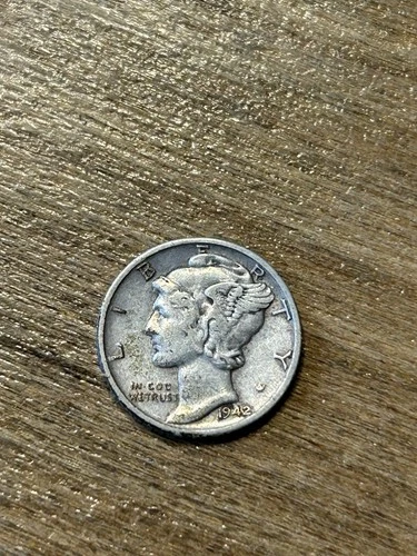 1942D Mercury Dime XF+