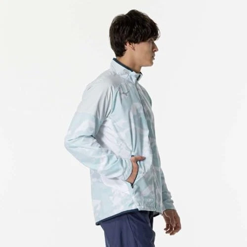 Chaqueta de Entrenamiento Calentador Térmico Mizuno Breath Absorbe la Humedad Repelente al Agua Foto 3 de 3