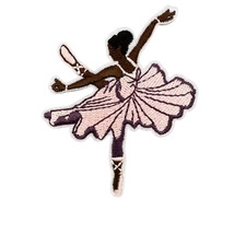Dance Ballet Ballerina Dancer Sports Patch, Iron On/Sew On