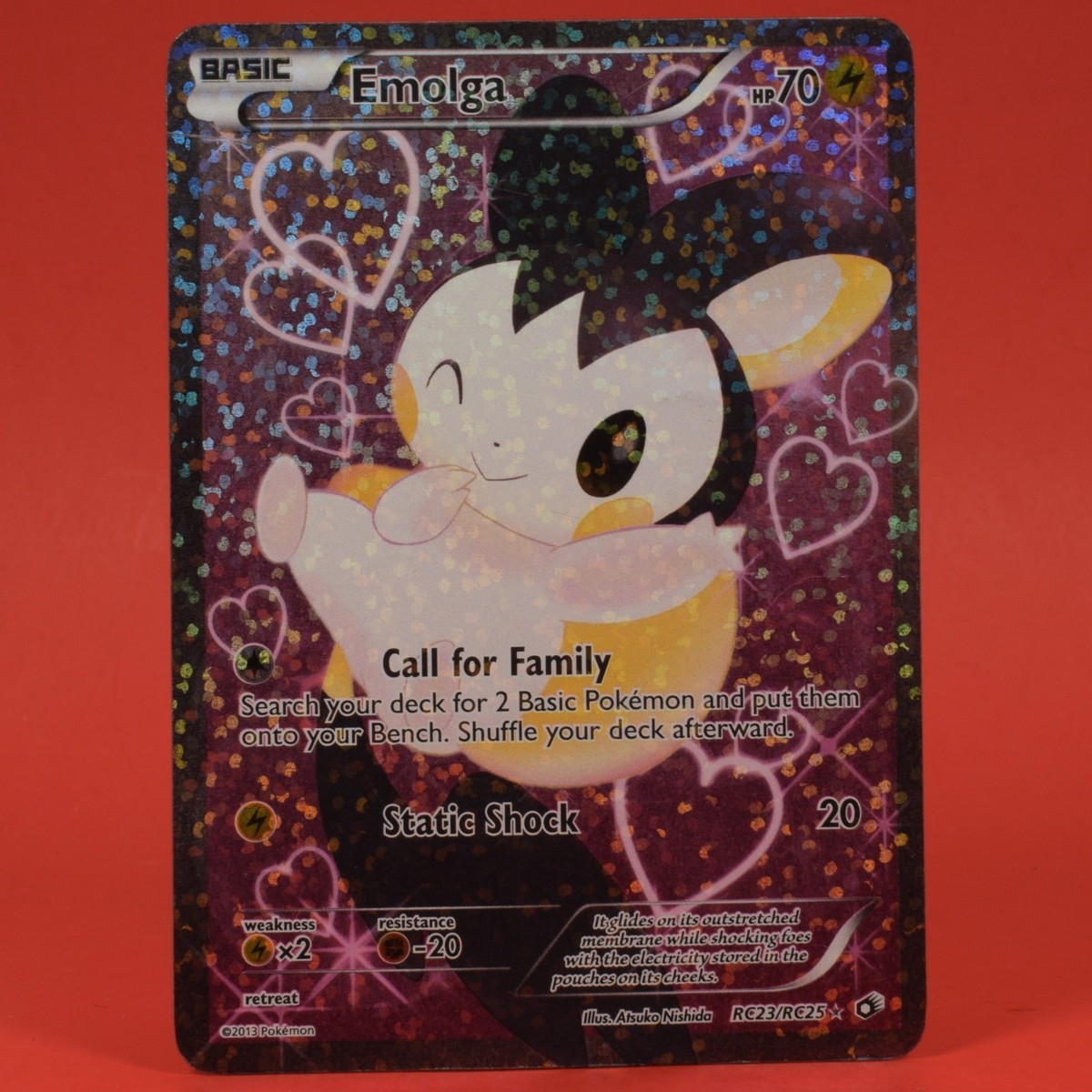 emolga ex pokemon card price Pokemon TCG English Card Legendary Treasures Emolga EX RC23/RC25 Sun Faded