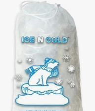DRAW STRING ICE BAGS 250CT ICE N COLD 20 lb bags