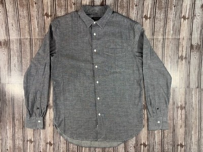 RAG & BONE striped classic fit beach Shirt size S color Black NWT made in USA