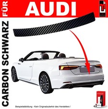 Lackschutzfolie Ladekantenschutz für Audi A5 Cabrio F5 2016-2024 Carbon Schwarz