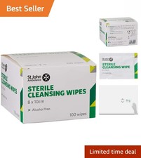 Image of F115100 Gentle Sterile Cleansing Wipes - Essential for Home and Travel Safety