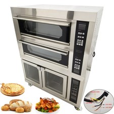 Commercial 220V 3PH Electric Multifunctional Oven with Fermentation Tank 20~400℃