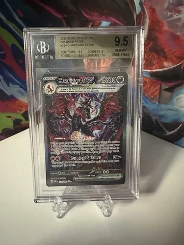 BGS 9.5 Charizard 234/091 Paldean Fate Special Illustration Rare SIR 10 Subgrade