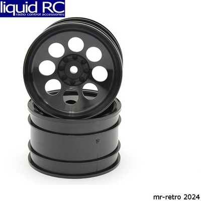 Kyosho OTH245BK 8hole Wheel 50mm(Black/2 Pieces/Optima)