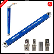 Impact Ready Offset Extension Wrench Set Tight Reach 1/4 3/8 1/2 Drive Tool