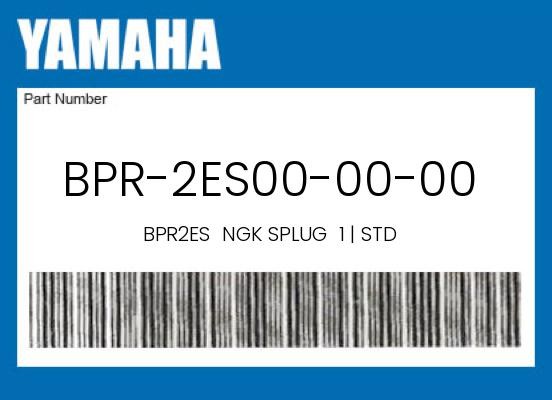 Yamaha Genuine Bpr2Es  Ngk Splug  1  Std - Bpr-2Es00-00-00