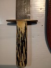 Beautiful Custom Made Bear And Son Cutlery Damascus Bowie Knife With Horn... — photo 4