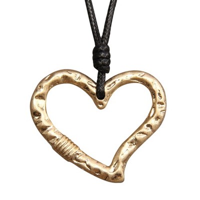Boho Anhänger Halskette Bohemian Halsketten für Damen Mode Leder Wickelkette