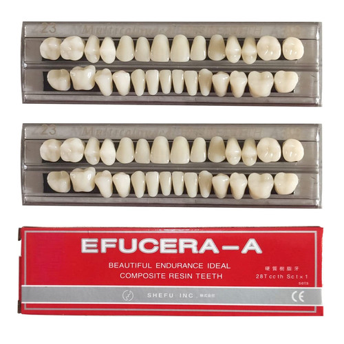 Synthetic Resin Tooth Denture False Teeth for Halloween Horror Teeth 23 A3(56...