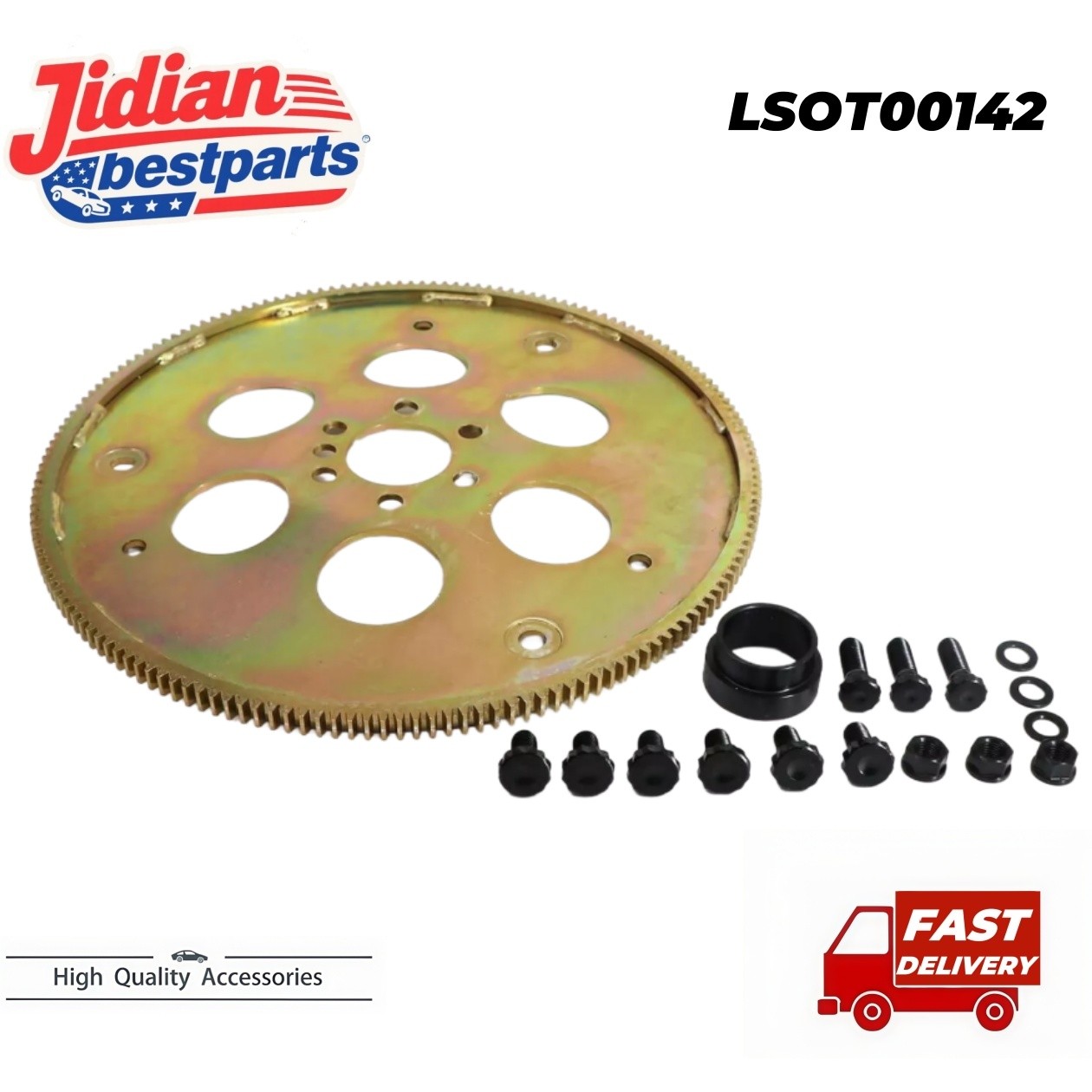 For LS1/LS2/LS6/6.0/5.3 Gen III GM LS to TH350/700R4/200-4R Adapter Flexplate
