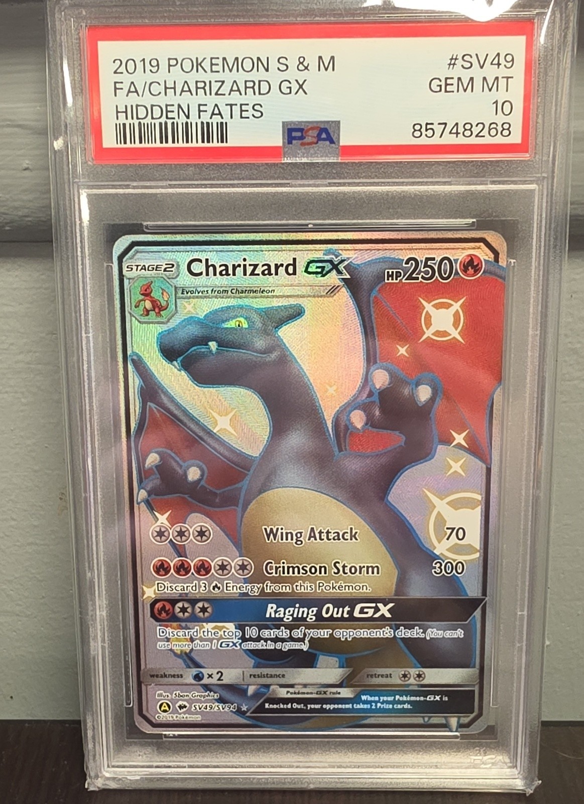 Charizard GX SV49/SV94 Hidden Fates: Shiny Vault Holo