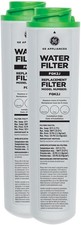 2 PACK GE FQK2J Under Sink Dual Flow Drinking Replacement Water Filter USA