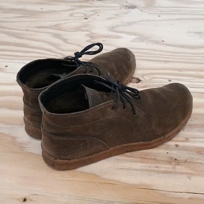 Danner Boots Mens 9 Pilgrim Forest Chukka Bracken Leather Shoes Brown Suede