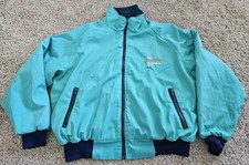 VTG Made In USA Chevrolet Logo Bomber Jacket Adult XL Heartbeat Of America Zip