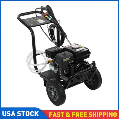 #ad Gas Pressure Washer 3500PSI 7HP Engine 3.6L Tank Quick Connect For Cars Fences $254.79