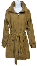 Eddie Bauer Womens Hooded Belted Trench Coat ...
