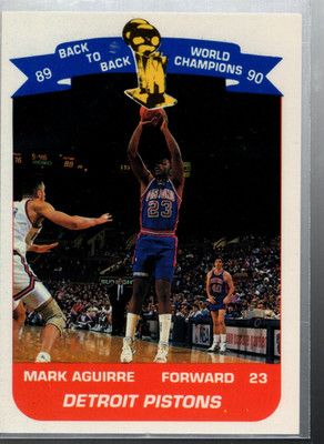 B7224- 1990-91 Pistons Unocal Detroit Bk Cards 1-16 -You Pick- 15+ FREE US SHIP