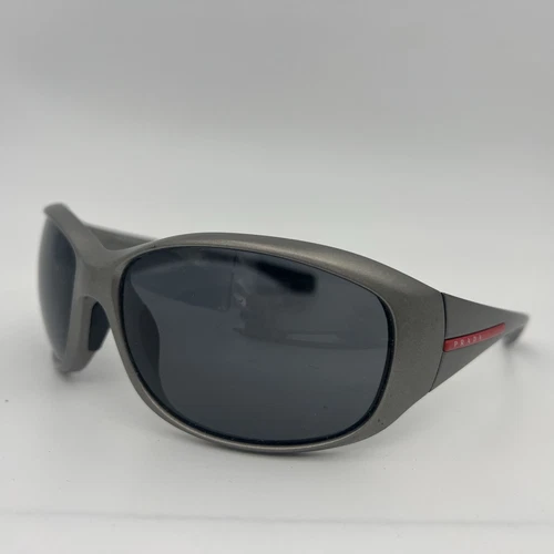Y2K PRADA Sport Argent LINEA ROSSA SPS 06M 67 * 16 AAL 3M1 125 2N années 2000