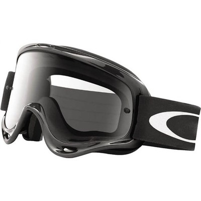 Oakley O Frame Jet Black MX Goggles, Jet Black/Clear