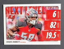 SHAQUIL BARRETT - 2020 Score Next Level Stats #NLS-SB  **MINT** FREE SHIP/RETURN