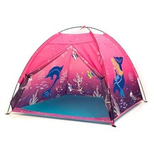 Kids Play Mermaid Tent for Kids, Play Tentes Foldable Pop Up Indoor Pink