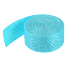 Lightweight Polypropylene Webbing Strap 3.8cm 5 Yard Light Blue